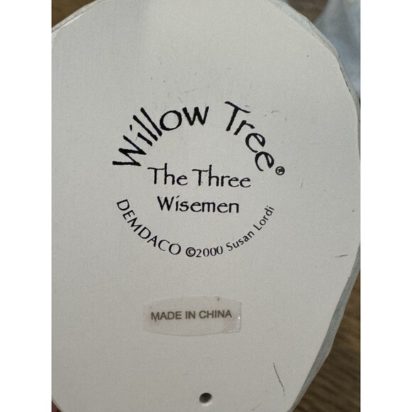 NEW Willow Tree The Three Wisemen Nativity Set 26027 Demdaco Susan Lordi 2000 - Picture 9 of 12